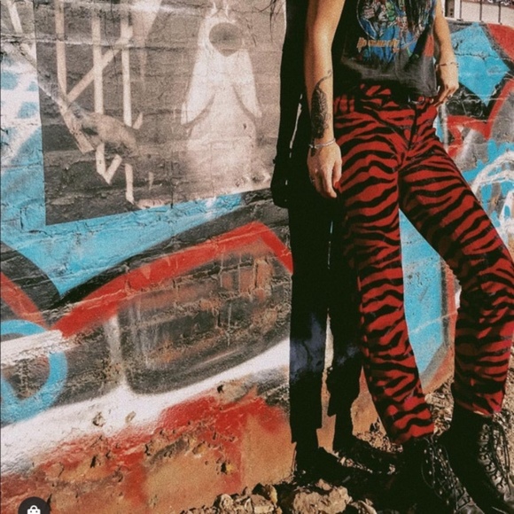 Backbite Electric 77 Zebra Pants - Picture 1 of 10